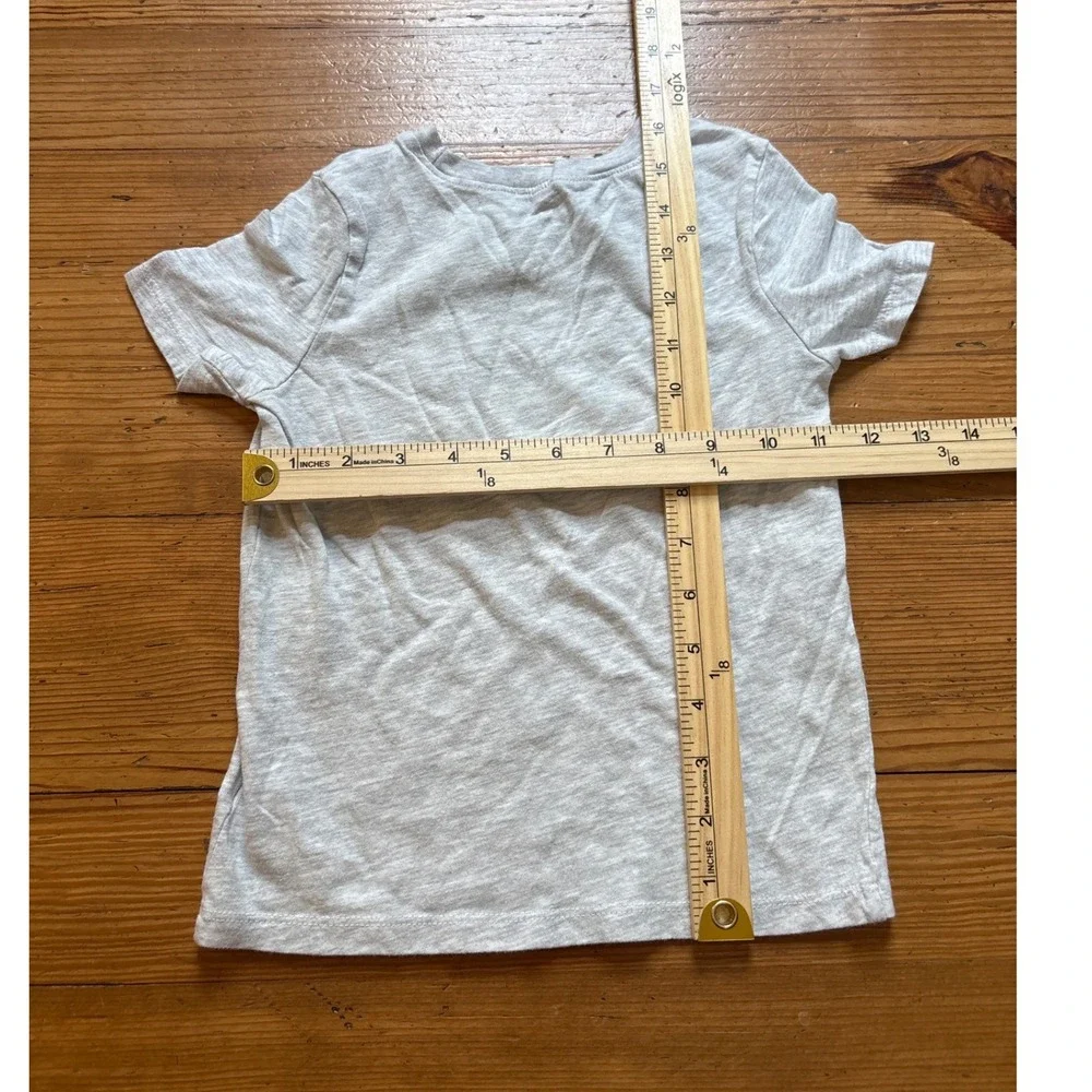 Old Navy Graphic Tee Kids Gray‎ Happy Go Lucky St Patricks Day SIZE 5T